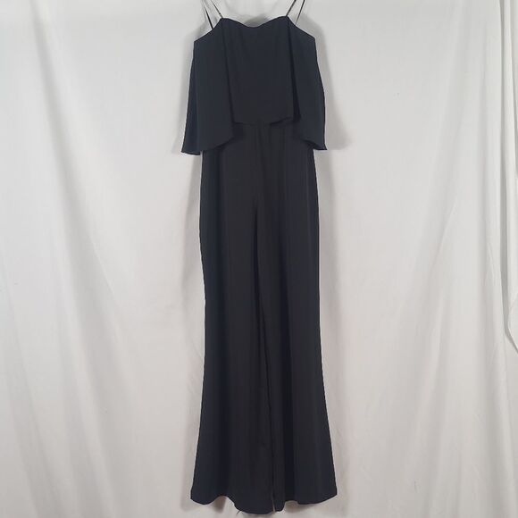 Revolve Amanda Uprichard Topanga Jumpsuit in Black - XS - Picture 1 of 9